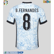 Maglie da calcio Portogallo Bruno Fernandes #8 Seconda Maglia Europei 2024 Manica Corta